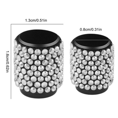 Κάλυμμα ακροφυσίου αέρα Αυτόματη στεγανή στεγανότητα ελαστικών Universal καπάκια στελέχη βαλβίδων ελαστικών για ομαλή οδήγηση RV Αυτοκίνητα Φορτηγά SUV οχήματα Αξεσουάρ