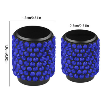 Κάλυμμα ακροφυσίου αέρα Αυτόματη στεγανή στεγανότητα ελαστικών Universal καπάκια στελέχη βαλβίδων ελαστικών για ομαλή οδήγηση RV Αυτοκίνητα Φορτηγά SUV οχήματα Αξεσουάρ