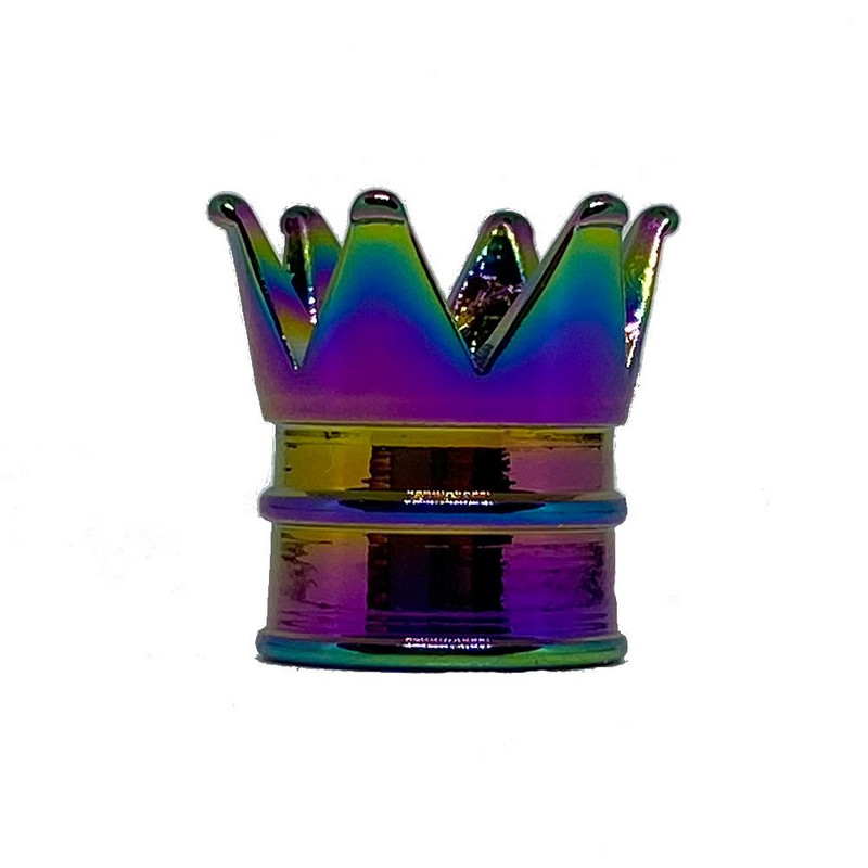 4 tk alumiiniumist mitmevärviline kroonauto velje/rehvi klapi varre kork Rehvi õhu tolmukorgi kate