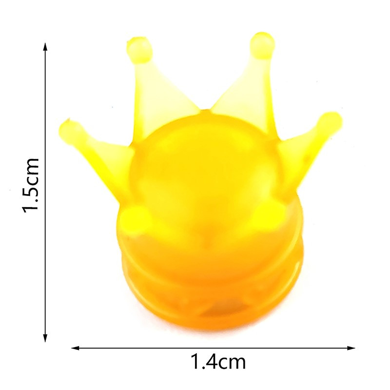 4 vnt./komplektas universalios karūnėlės formos šviečiančios rato padangos vožtuvo dangtelis Bling deimantinis padangos kotas dulkių vožtuvo dangteliai sunkvežimių automobilių motociklas