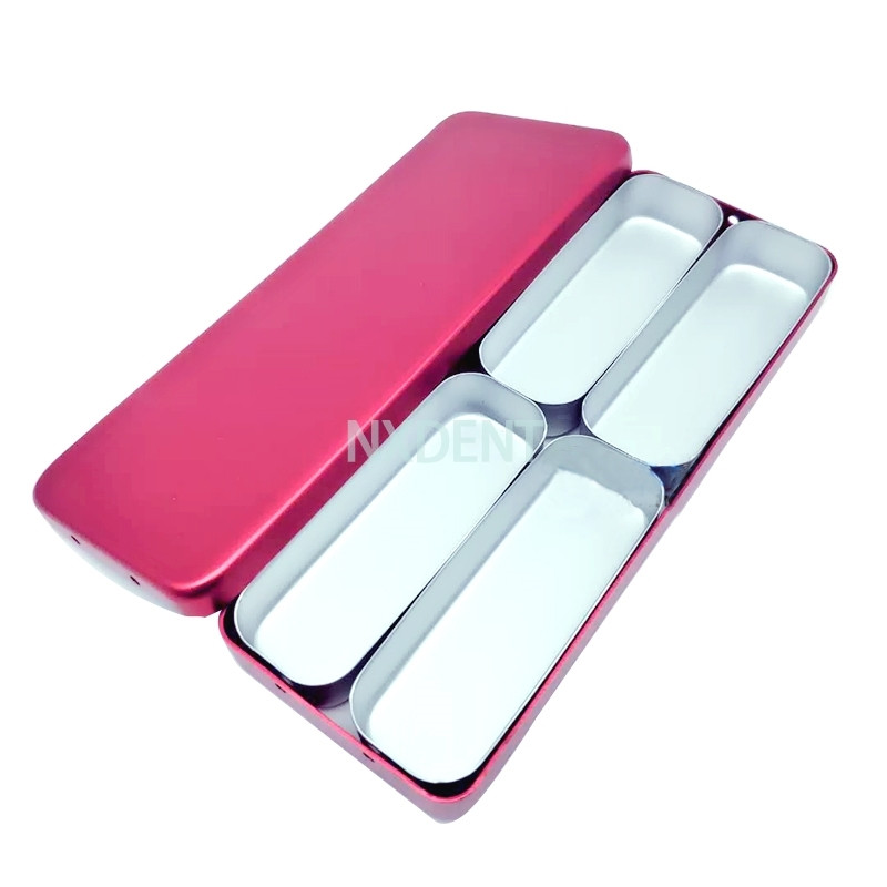 1db fogászati labor kellékdoboz Bur H /K fájltartó blokk sterilizáló tok fertőtlenítő endodobozhoz