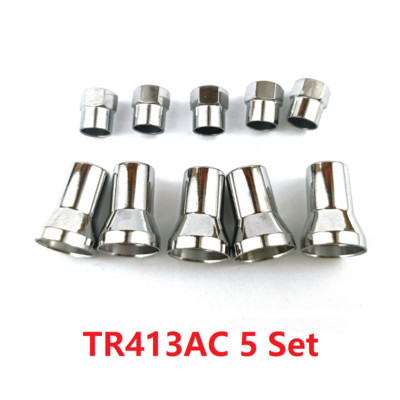 Autorehvi klapi kork koos hülssikatetega universaalne veoauto ratta rehvi klapi varre kuuskantkatte komplekt klapikorkide tarvikud TR413AC/TR414AC