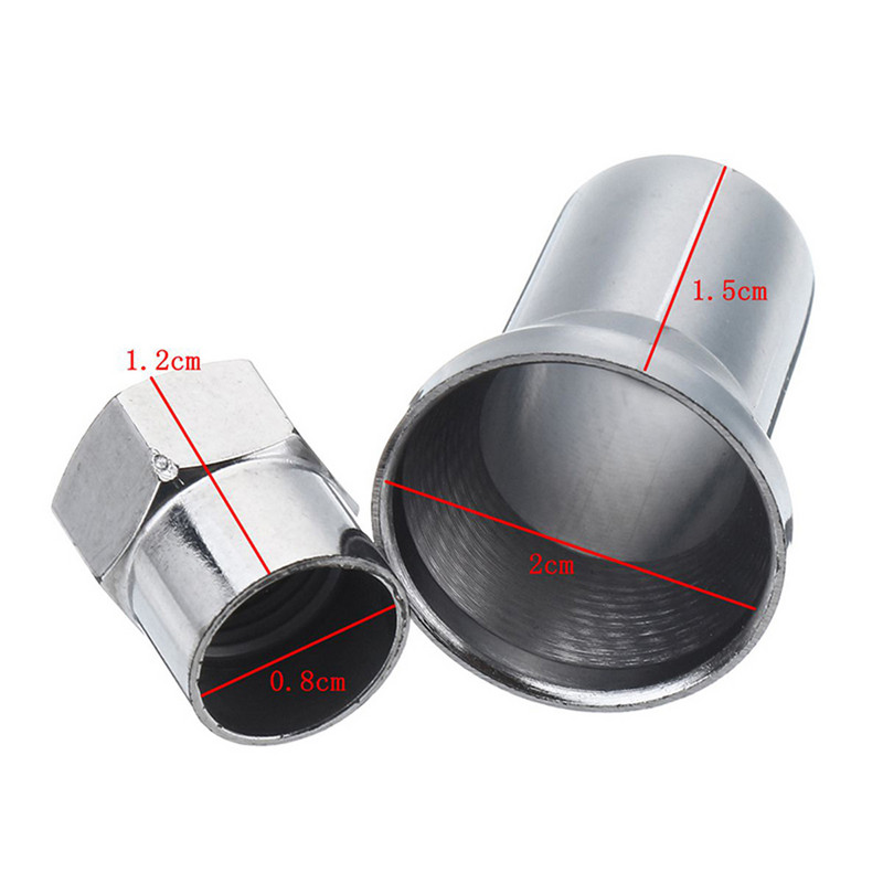 Autorehvi klapi kork koos hülssikatetega universaalne veoauto ratta rehvi klapi varre kuuskantkatte komplekt klapikorkide tarvikud TR413AC/TR414AC