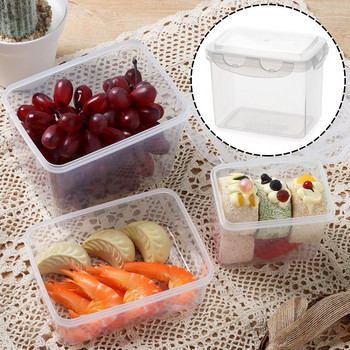 7 размера Хранителни Детски Училищни прибори за хранене Външна пластмасова кутия за бенто Пикник Контейнер за закуски Съхранение на храна Кутии за приготвяне на обяд