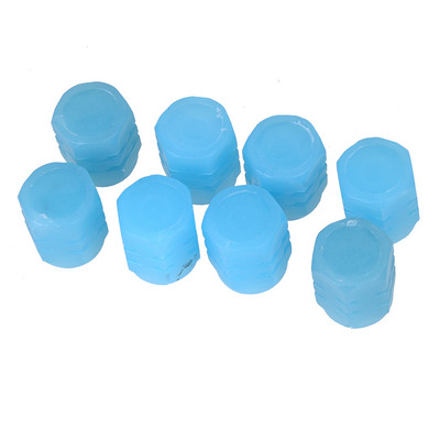 Univerzalni 8kom/Set Fluorescentni svjetleći poklopac ventila za gume Navlake za prašinu za Auto Kamion SUV Autobus Motocikl Bicikl Plavo/Crveno