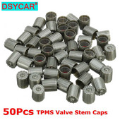 DSYCAR 50 tk / komplekt rehviklapi varrekorgid, O-kummirõngaga, universaalsed rehvivarre katted autodele maasturitele, jalgrattaveoautodele, mootorratastele