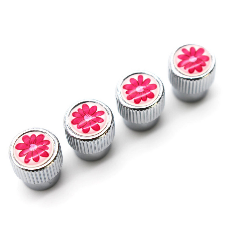 DSYCAR 4Pcs/Set Automobili od legure cinka Kapice ventila za automobilske gume Gume za kotače Zračni poklopac za vreteno gume Nepropusni poklopci