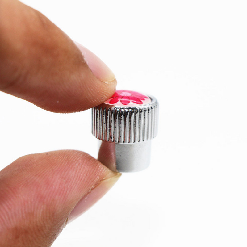 DSYCAR 4Pcs/Set Automobili od legure cinka Kapice ventila za automobilske gume Gume za kotače Zračni poklopac za vreteno gume Nepropusni poklopci