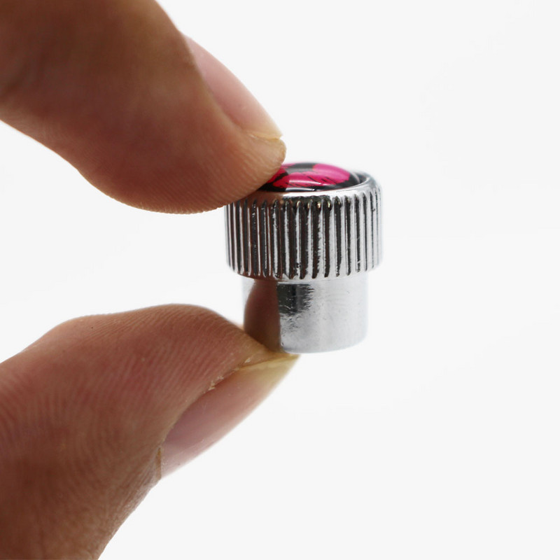 DSYCAR 4vnt./komplektas Automobilių modeliavimas, cinko lydinio automobilių padangų vožtuvų dangteliai ratų padangos padangos koto oro dangtelis, sandarus dangtelis