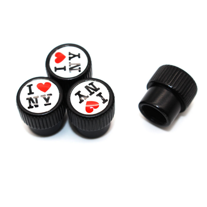 DSYCAR 4vnt./komplektas Automobilių modeliavimas, cinko lydinio automobilių padangų vožtuvų dangteliai ratų padangos padangos koto oro dangtelis, sandarus dangtelis