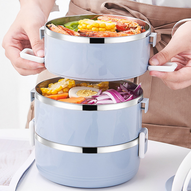 Keskkonnasõbralik roostevabast terasest suletud söögikarp Kaasaskantav Bento Box soojusisolatsioon õhtusöök ämber toidukonteinerid kööginõud