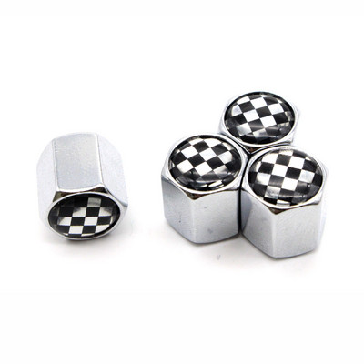 DSYCAR 4Pcs/Set Automobili od legure cinka Kapice ventila za automobilske gume Gume za kotače Zračni poklopac za vreteno gume Nepropusni poklopci