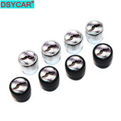 DSYCAR 4Pcs/Set Automobili od legure cinka Kapice ventila za automobilske gume Gume za kotače Zračni poklopac za vreteno gume Nepropusni poklopci