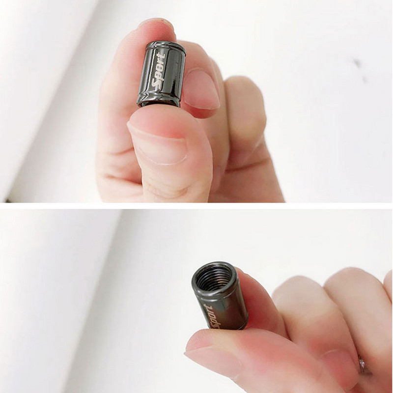 DSYCAR 4 tk / komplekt vasest kroomitud rehvi klapi varre kork rehvi varre õhuklapi korgid autodele