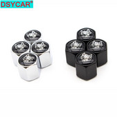 DSYCAR 4db/szett Car Styling cink ötvözet Wolf stílusú autógumi szelepsapkák kerékabroncsok gumi szár légsapka légmentesen záródó burkolatok