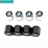DSYCAR 4Pcs/Set Automobili od legure cinka Kapice ventila za automobilske gume Gume za kotače Zračni poklopac za vreteno gume Nepropusni poklopci