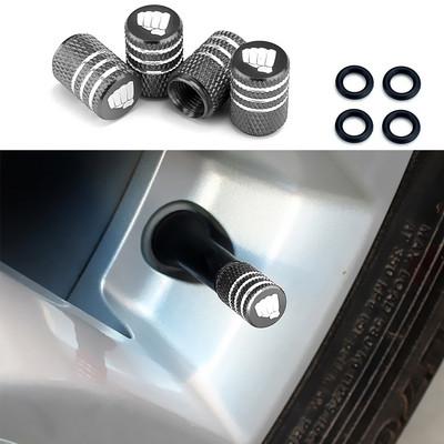 DSYCAR 4tk/komplekti rusika stiilis rehvi klapi kork auto veoauto mootorratta jalgratta rehvi õhuklapi korgid alumiiniumist rusika rehvi klapi kork uus