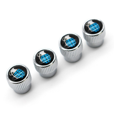 DSYCAR 4Pcs/Set Automobili od legure cinka Kapice ventila za automobilske gume Gume za kotače Zračni poklopac za vreteno gume Nepropusni poklopci