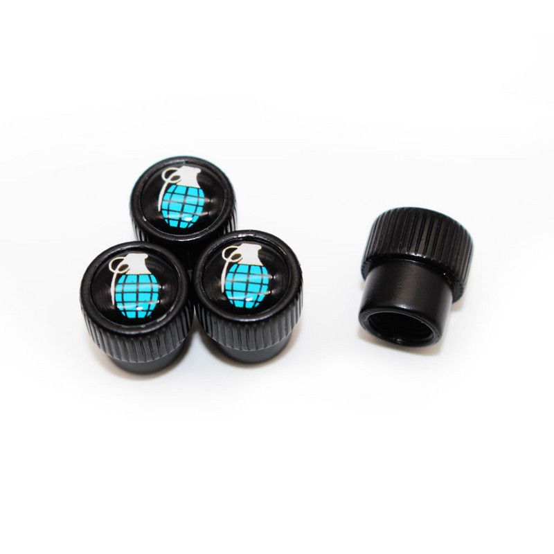 DSYCAR 4vnt./komplektas Automobilių modeliavimas, cinko lydinio automobilių padangų vožtuvų dangteliai ratų padangos padangų koto oro dangtelis, sandarus dangtelis