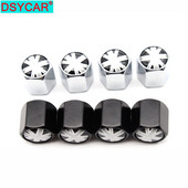 DSYCAR 4vnt./komplektas Automobilių modeliavimas, cinko lydinio automobilių padangų vožtuvų dangteliai ratų padangos padangos koto oro dangtelis, sandarus dangtelis