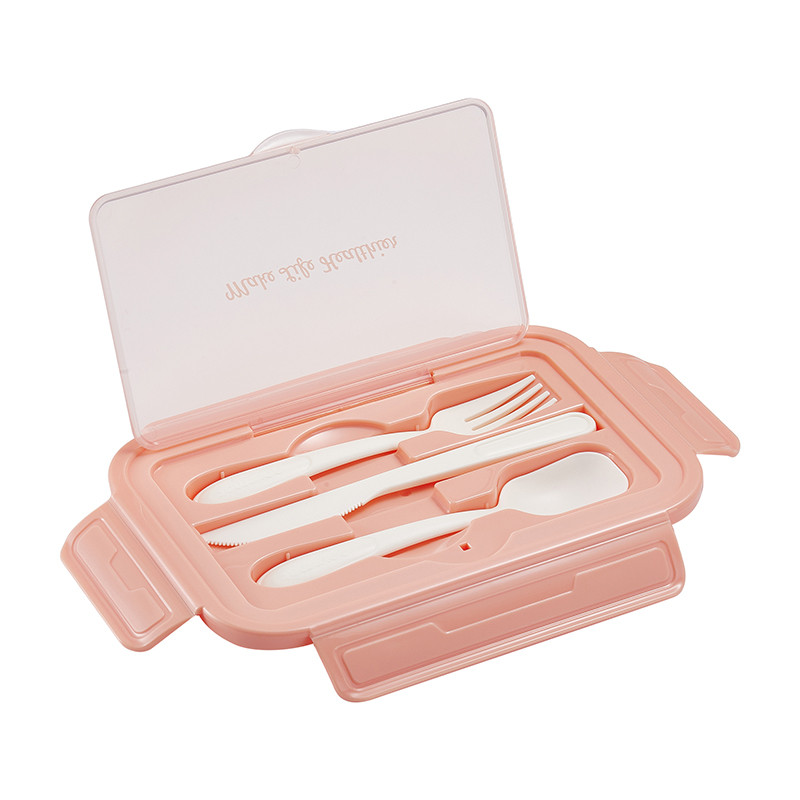 „Bento Lunch Box“ suaugusiems vaikams su 3 skyriais, priešpiečių tara darbui, nepralaidi sumuštinių dėžė, saugus mikrobangų krosnelėje