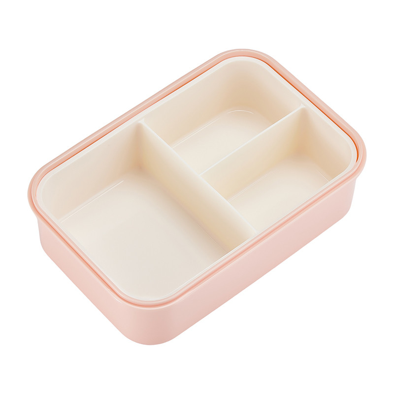 „Bento Lunch Box“ suaugusiems vaikams su 3 skyriais, priešpiečių tara darbui, nepralaidi sumuštinių dėžė, saugus mikrobangų krosnelėje