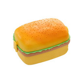 Hamburger Lunch Box Kid Bento Box Δοχείο τροφίμων Creative Burger Children Box Lunch Box Δοχείο αποθήκευσης τροφίμων με Παιδιά Πιρούνι Y1