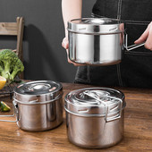 Roostevabast terasest pöördlülitiga lekkekindel piknikukarp lõunakarp kaanega Bento Box toidu hoiukonteinerid suupistekonteiner