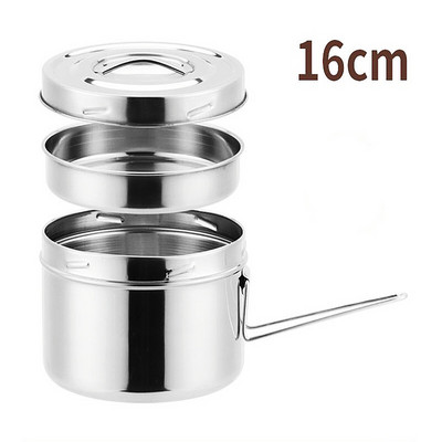 Roostevabast terasest pöördlülitiga lekkekindel piknikukarp lõunakarp kaanega Bento Box toidu hoiukonteinerid suupistekonteiner