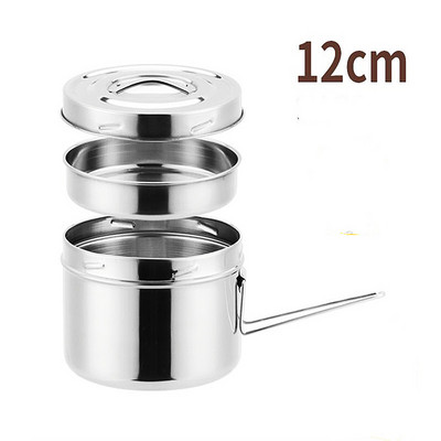 Roostevabast terasest pöördlülitiga lekkekindel piknikukarp lõunakarp kaanega Bento Box toidu hoiukonteinerid suupistekonteiner