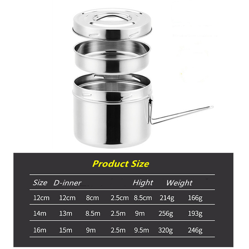 Roostevabast terasest pöördlülitiga lekkekindel piknikukarp lõunakarp kaanega Bento Box toidu hoiukonteinerid suupistekonteiner