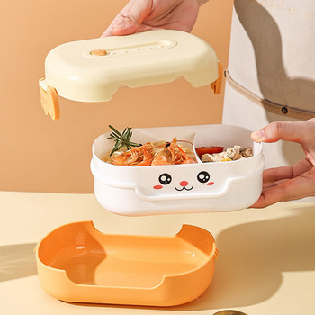 Κιβώτιο φαγητού κινουμένων σχεδίων Anime Bento Ορθογώνιο στεγανό πλαστικό σχολείο για παιδιά Φορητό δοχείο τροφίμων φούρνου μικροκυμάτων Σχολικό κουτί μεσημεριανού γεύματος για παιδιά