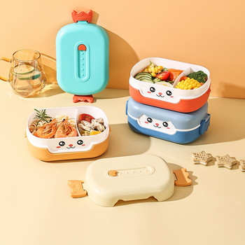 Κιβώτιο φαγητού κινουμένων σχεδίων Anime Bento Ορθογώνιο στεγανό πλαστικό σχολείο για παιδιά Φορητό δοχείο τροφίμων φούρνου μικροκυμάτων Σχολικό κουτί μεσημεριανού γεύματος για παιδιά