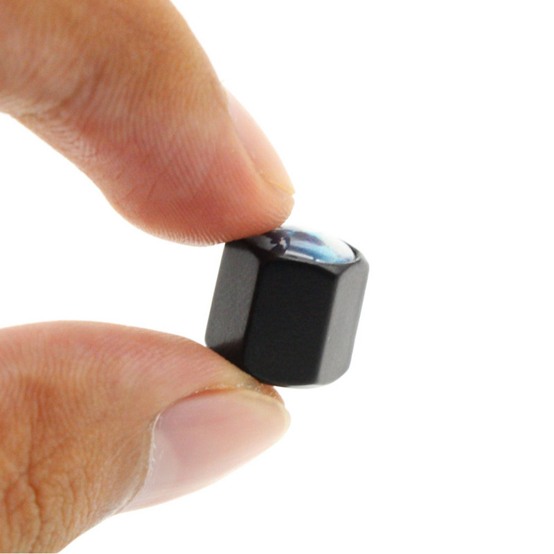 DSYCAR 4 bucăți/set stil de mașină la modă, aliaj de zinc, stil pământesc, capace pentru supape pentru anvelope pentru roți, anvelope pentru roți, capac de aer, capac etanș, nou