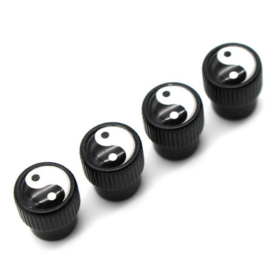 DSYCAR 4 buc/set Car Styling din aliaj de zinc Capace pentru supape pentru anvelope pentru roți Anvelope pentru anvelope Capace de aer pentru tija de anvelope Capace etanșe