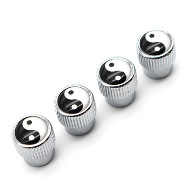 DSYCAR 4 buc/set Car Styling din aliaj de zinc Capace pentru supape pentru anvelope pentru roți Anvelope pentru anvelope Capace de aer pentru tija de anvelope Capace etanșe