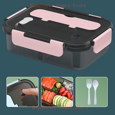 Kaasaskantav lõunasöök õpilaste reisimiseks mikrolaineahjus soojendatav toidukonteiner Plastikust Bento Box söögikott naistele lastele jahutuskott
