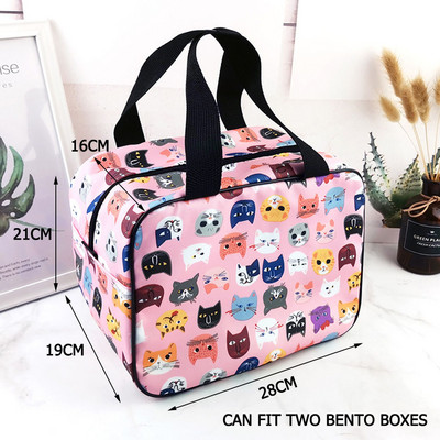 Kaasaskantav lõunasöök õpilaste reisimiseks mikrolaineahjus soojendatav toidukonteiner Plastikust Bento Box söögikott naistele lastele jahutuskott