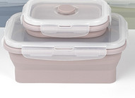 Sklopiva zdjela vanjska silikonska kutija za ručak Kutija za ručak u mikrovalnoj pećnici Kutija za svježinu prijenosna kutija za ručak Teleskopska zdjela za trenutno putovanje
