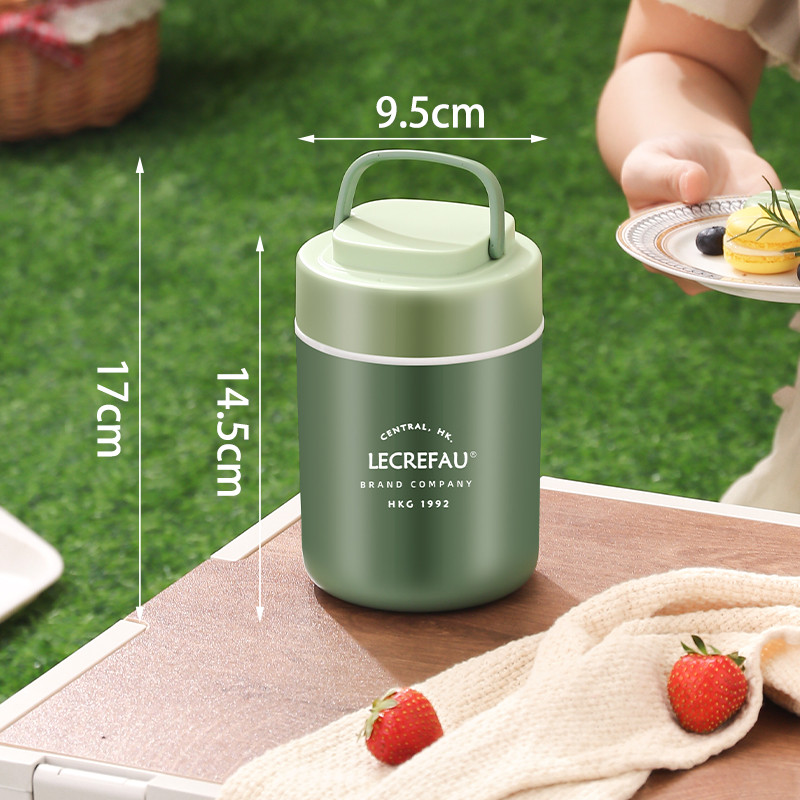 Cutie de prânz termică cu lingură Sac de prânz izolată Cutie Bento Cuptor cu microunde Încălzitor de mâncare Cupă pentru supă Container termos Cutie de prânz pentru copii