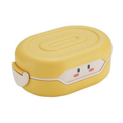 Kawaii priešpiečių dėžutė vaikams mokyklinukams mergaitėms spalvinga anime Bento dėžutė vaikams priešpiečių dėžutė maisto konteineris laikymo reikmenys dubuo