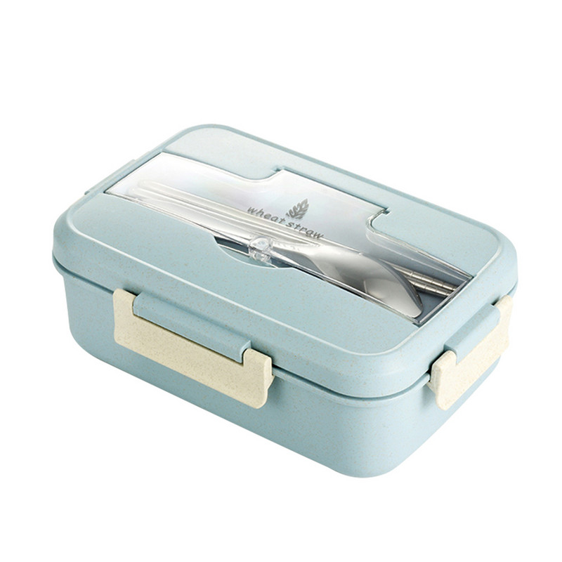 Kutija za ručak u mikrovalnoj pećnici Posuđe sa žličicom od nehrđajućeg čelika Štapići Posuda za pohranu hrane Djeca Djeca Školska kutija Bento