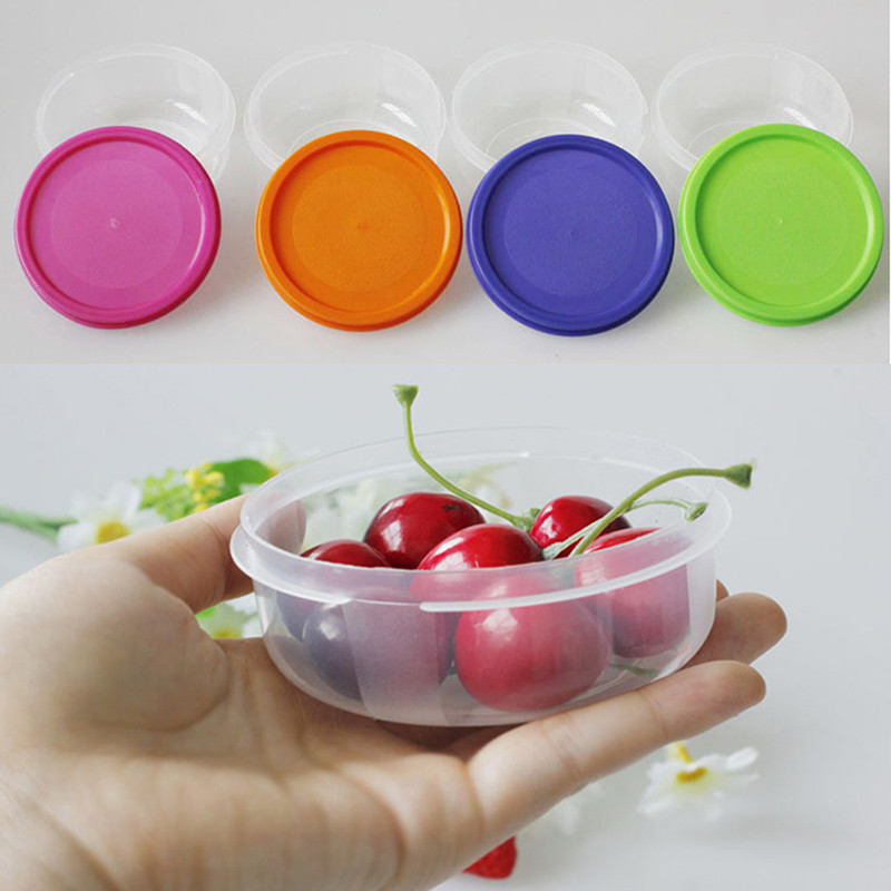 1 vnt šaldiklio dėžutė, apvali mikrobangų krosnelės kaitinimo plastikinė dėžutė 150 ml šaldytuvo skaidrių indų laikymo dėžutė vaisiams daržovėms