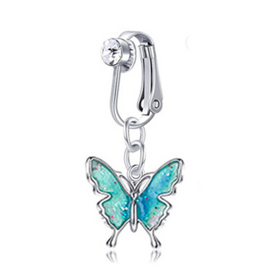 Roostevabast terasest võltsitud kõhu augustamine rippuv pikk ripats võltsitud nööbist rõngas klamber naba naba läbistamata keha ehted