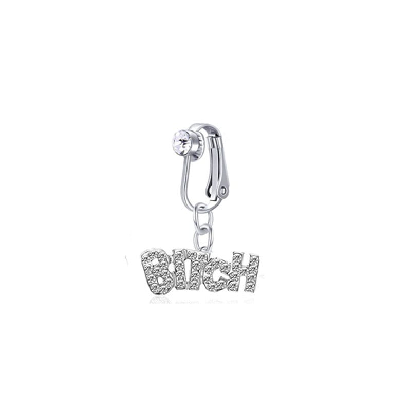 Roostevabast terasest võltsitud kõhu augustamine rippuv pikk ripats võltsitud nööbist rõngas klamber naba naba läbistamata keha ehted