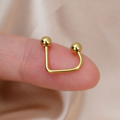 1tk 16G roostevabast terasest huulerõngad spiraalselt keeratud huulerõngas must punk naiste lahedad tüdrukute huuletarvikud augustavad kehaehted