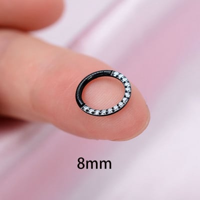 Χρυσό χρώμα Μικρά σκουλαρίκια με κρίκο από ανοξείδωτο ατσάλι Δαχτυλίδι μύτης στρογγυλό Huggies για γυναίκες 2022 Κρυστάλλινο δαχτυλίδι αυτιού κοκάλι αγκράφα