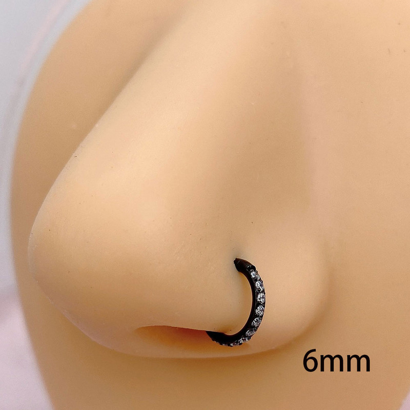 Χρυσό χρώμα Μικρά σκουλαρίκια με κρίκο από ανοξείδωτο ατσάλι Δαχτυλίδι μύτης στρογγυλό Huggies για γυναίκες 2022 Κρυστάλλινο δαχτυλίδι αυτιού κοκάλι αγκράφα