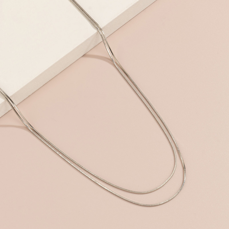 Dviguba kvadratinė gyvatės grandinėlė juosmens grandinėlė moterims Vasaros paprastas temperamentas pajūrio atostogų paplūdimio aksesuarai kūno grandinės papuošalai