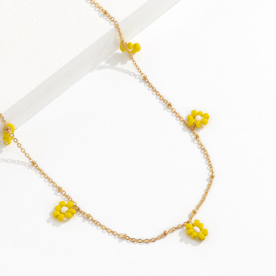 Novi Bohemia šareni lanac oko struka s cvijetom od rižinih perli za žene Ljetna plaža Seksi bikini lanac za trbuh Nakit za tijelo Y2K A1 dodaci